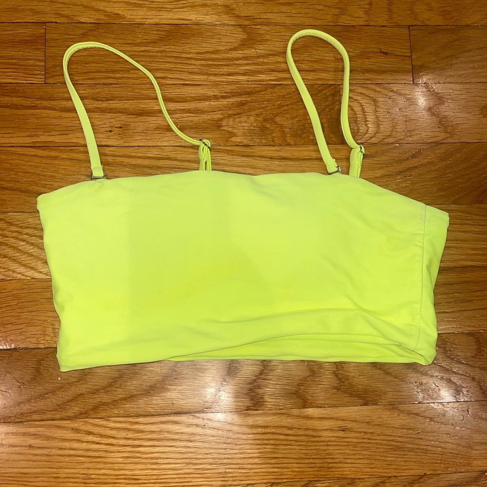 Electric Yellow Bathing Suit Top